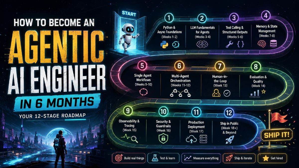 How to Become an Agentic AI Engineer: A 6-Month Roadmap for Developers