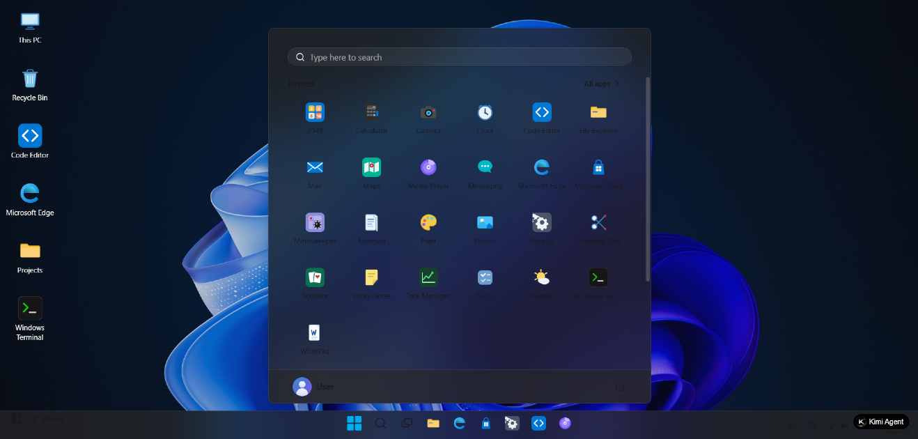 Kimi K3 Generated a Functional Window Browser OS From One Prompt — Here's What That Reveals