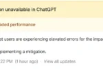 ChatGPT Image Generation Is Down