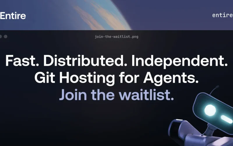Entire developer platform waitlist — fast, distributed, independent Git hosting for AI agents