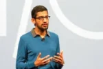 Sundar Pichai discussing Google's Gemini 4 AI model and future artificial intelligence strategy