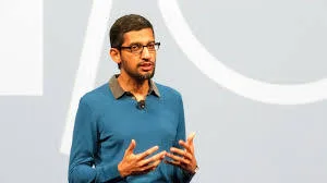 Sundar Pichai discussing Google's Gemini 4 AI model and future artificial intelligence strategy