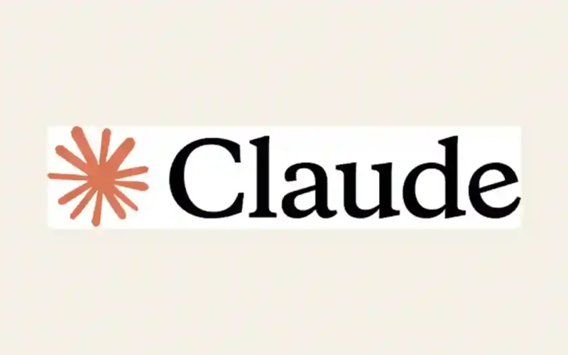Claude wordmark and asterisk logo on a cream background