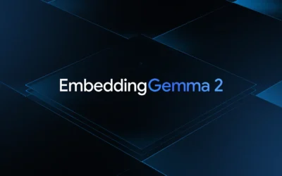 EmbeddingGemma 2 multimodal embedding model banner from Google DeepMind