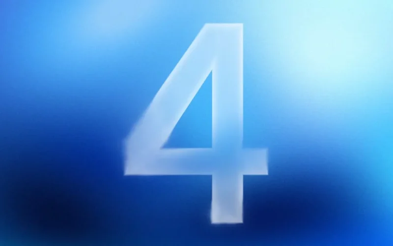 Google's official Gemini 4 Argon launch header showing a large number 4 on a blue gradient