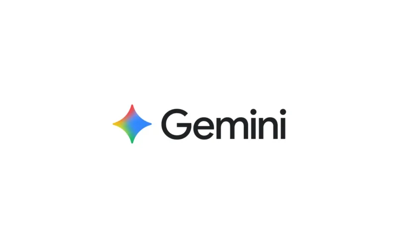 Google Gemini logo wordmark on white background