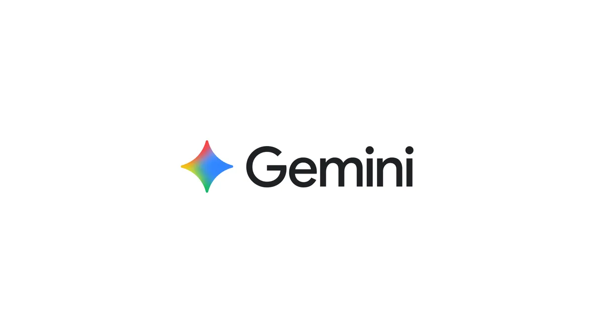 Google Gemini logo wordmark on white background