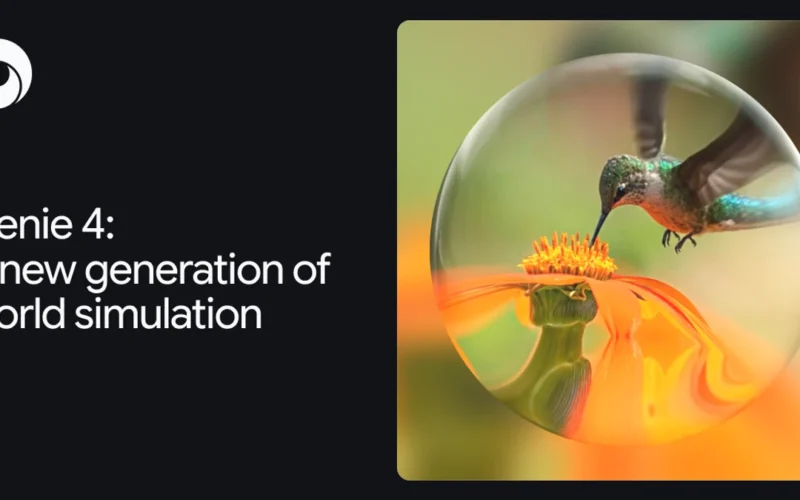 Genie 4 world simulation still from Google DeepMind