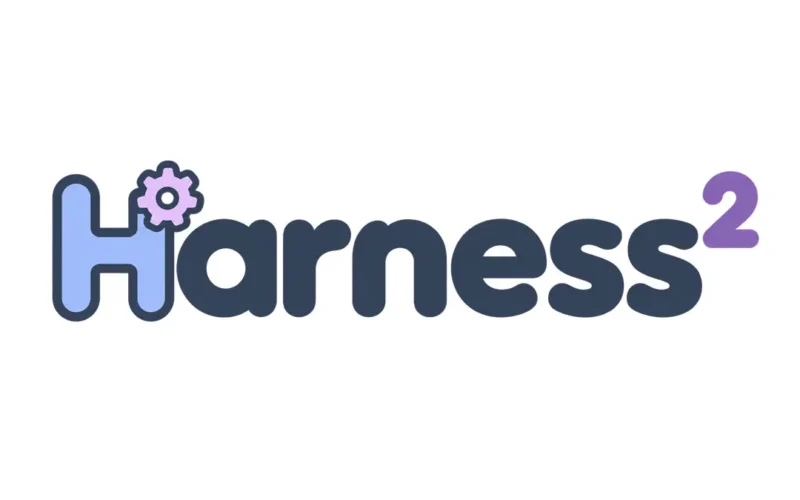 Harness2 official wordmark with a gear on the letter H, from the Google Research project page