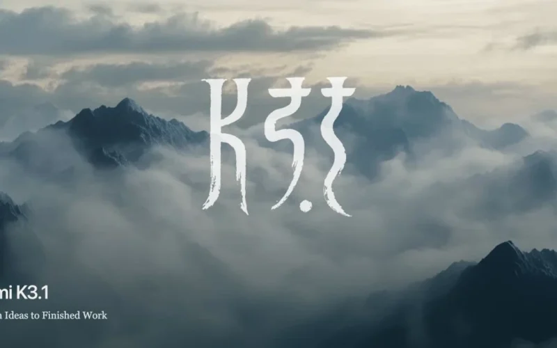 Kimi K3.1 Pro announcement artwork from Moonshot AI