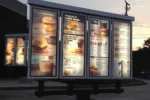 McDonald's drive-thru menu board with breakfast prices in Logan, Ohio