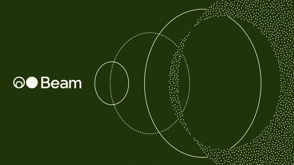 Official Reflection AI Introducing Beam blog OG image from reflection.company