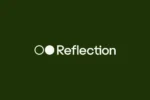 Reflection AI logo in white on a dark green background, from the official Beam model card