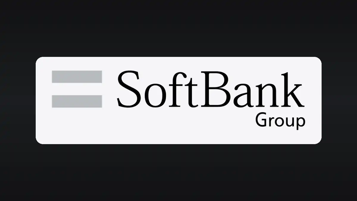 SoftBank Group logo, Wikimedia Commons public-domain text logo used for SoftBank OpenAI tranche coverage